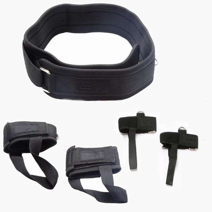 Bounce Trainer Fitness Resistance Band Boxing Suit Latex Tube Tension Rope Leg Waist Trainer, Wei...