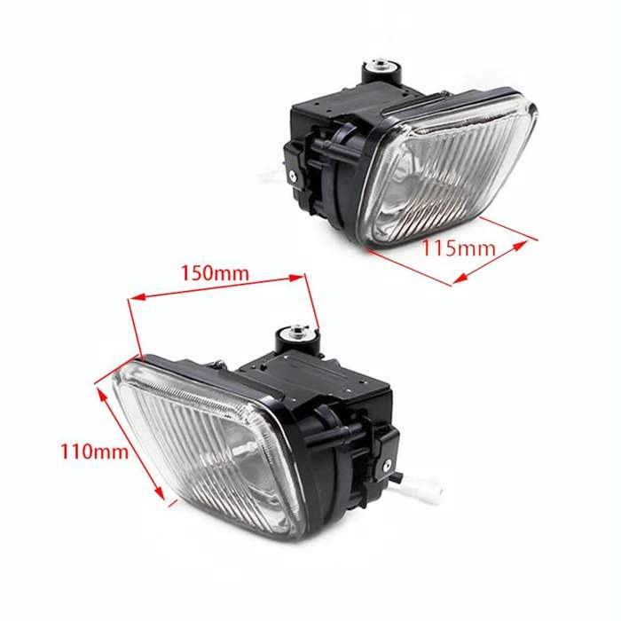1 Pair Car Modified Front Fog Light for Honda Civic 1996-1998 (White Light)