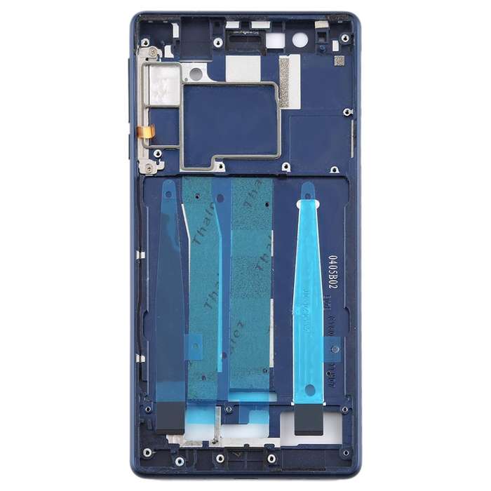 Front Housing LCD Frame Bezel Plate for Nokia 3 / TA-1020 TA-1028 TA-1032 TA-1038 (Blue)