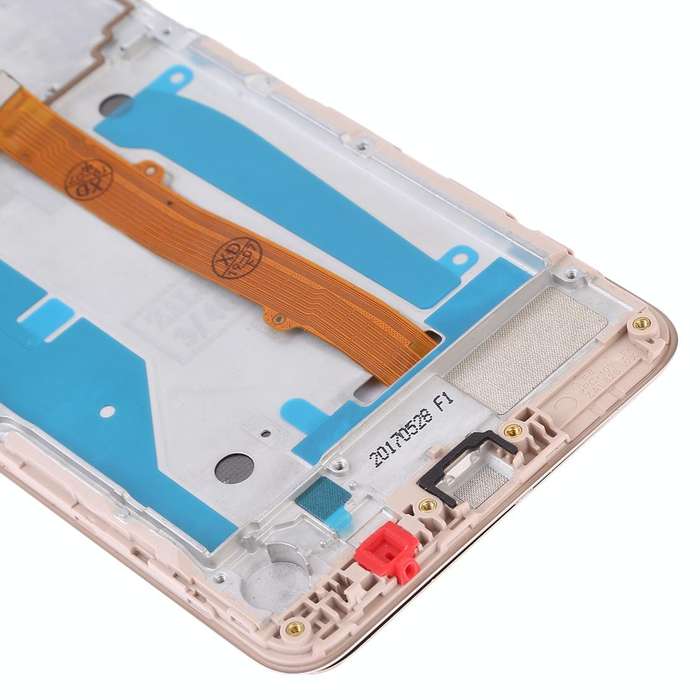 OEM LCD Screen for Huawei Y5 (2017) Digitizer Full Assembly with Frame (Gold)