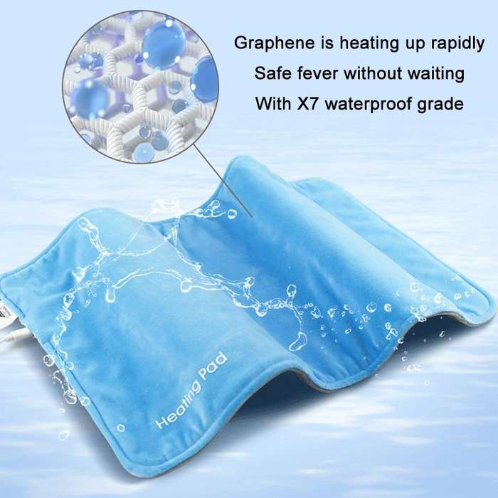 Constant Temperature Physiotherapy Graphene Electric Blanket, Color: Gray+TYPE-C Cable