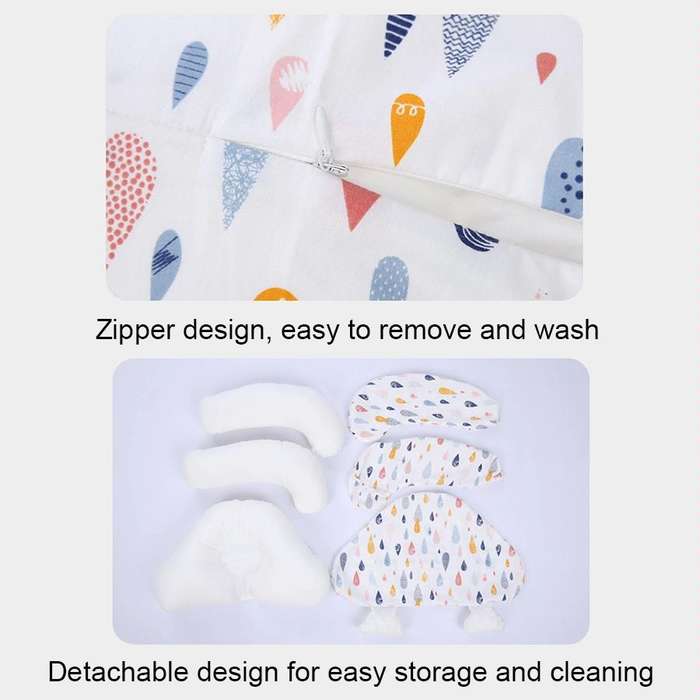 Multifunctional Baby Shaped Pillow Baby Soothing Sleep Corrective Pillow, Spec: Drop