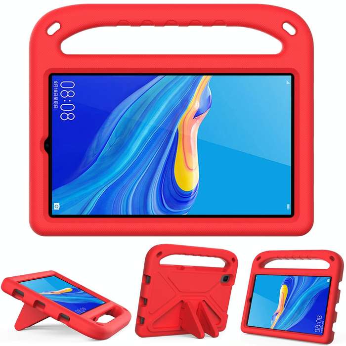 For Huawei MediaPad M6 8.4 Handle Portable EVA Shockproof Anti Falling Protective Case with Trian...