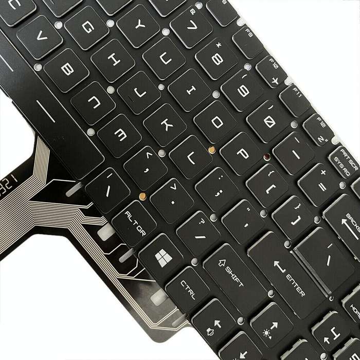 US Version Colorful Backlight Laptop Keyboard for MSI Steel GS60 / GS70 / GS72 / GT72 / GE62 / GE...
