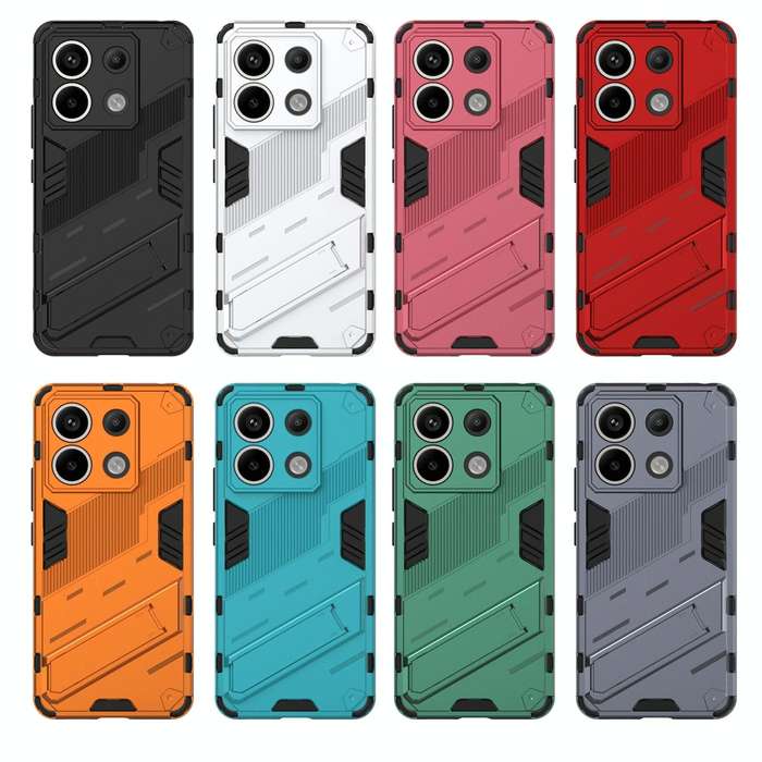 For Xiaomi Redmi Note 13 Pro+ Punk Armor 2 in 1 PC + TPU Phone Case(White)
