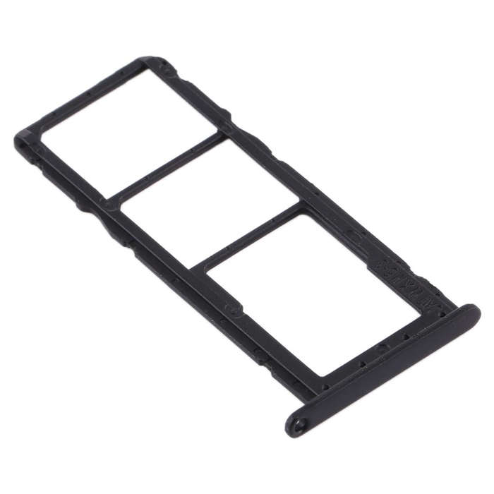 SIM Card Tray + SIM Card Tray + Micro SD Card Tray for Huawei Honor 8A Pro (Black)