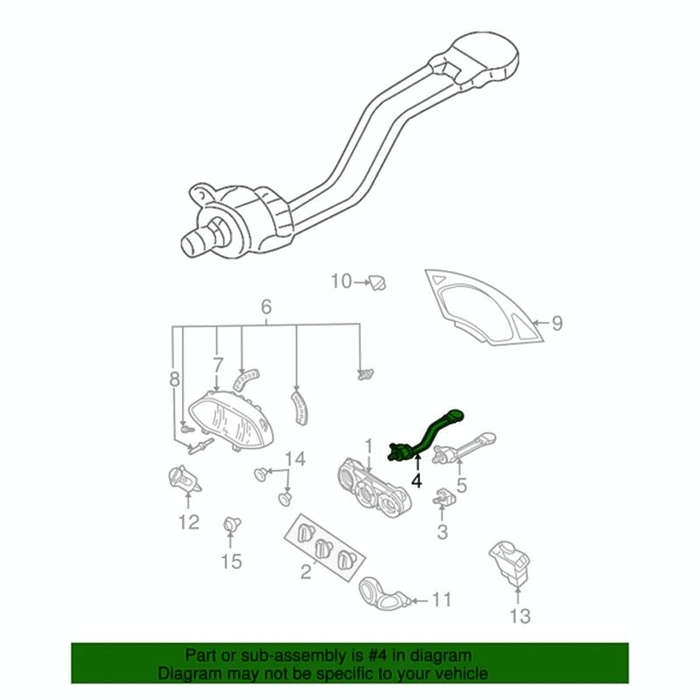 For Ford Focus Car Air Conditoning Heated Control Switch with Cables 2M5Z-19C733-AB 2M5Z19C733