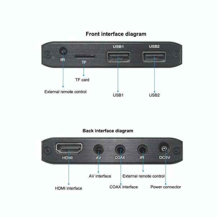4K HD Player Single AD(UK)