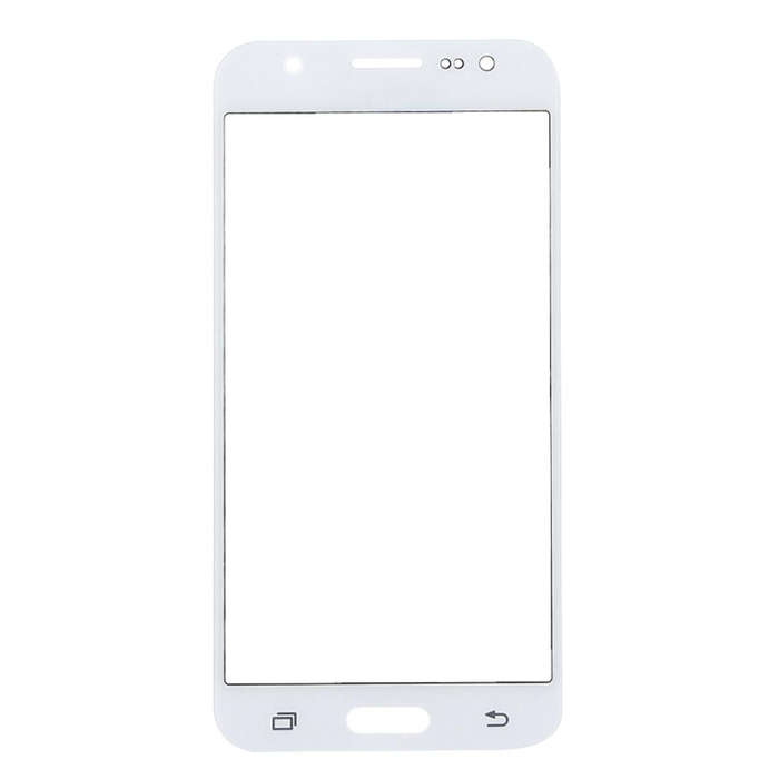 For Galaxy J7 / J700 Front Screen Outer Glass Lens (White)