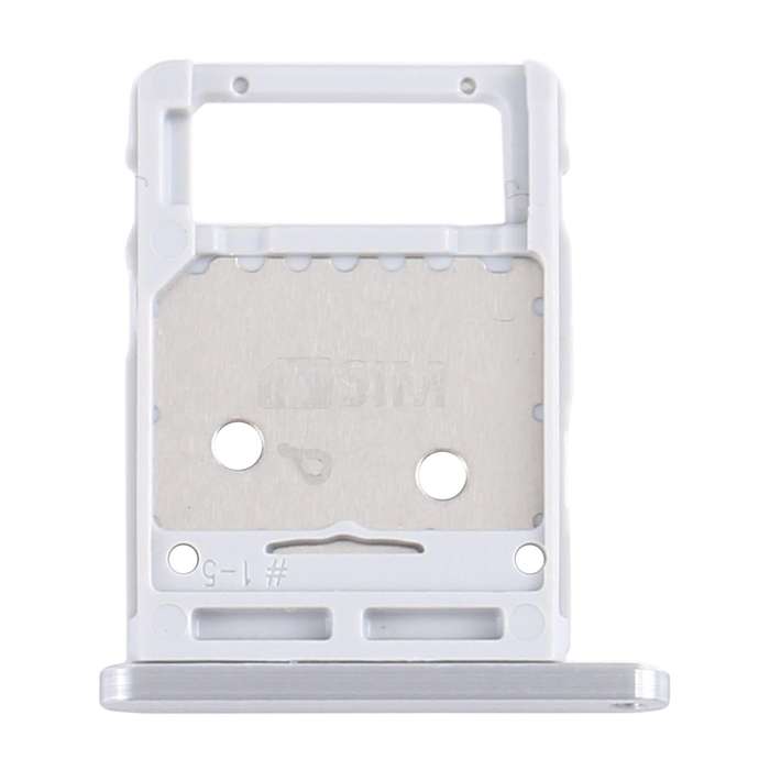 For Samsung Galaxy Tab S7 SM-T870/T875 SIM Card Tray + Micro SD Card Tray (Silver)