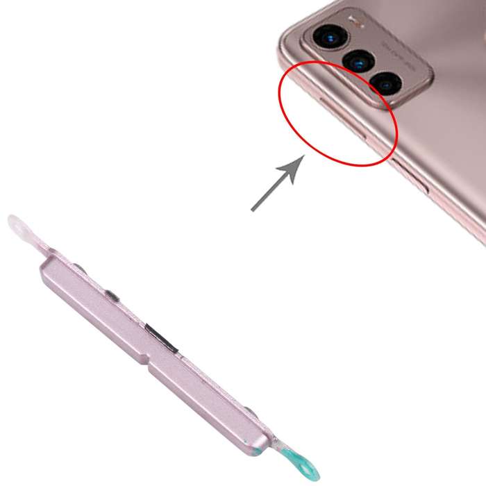 For Motorola Moto G42 Volume Control Button (Pink)