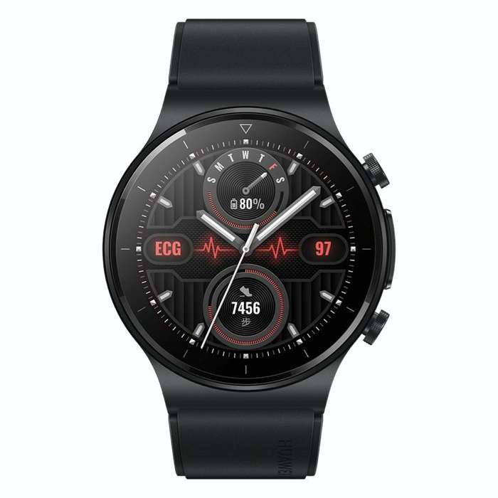 HUAWEI WATCH GT 2 Pro ECG Ver. Bluetooth Fitness Tracker Smart Watch 46mm Wristband, Kirin A1 Chi...