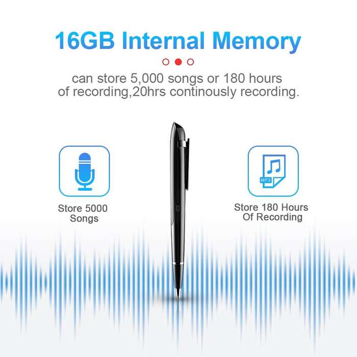 Q9 AI Intelligent High-definition Noise Reduction Conference Recording Pen Voice Control Recorder...