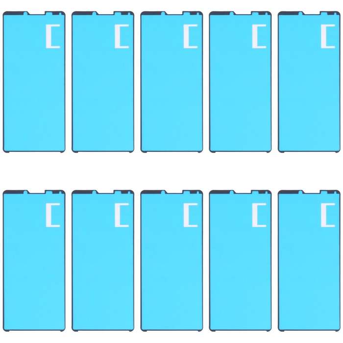 10 PCS Original Front Housing Adhesive for Sony Xperia 10 III / Xperia 10 II