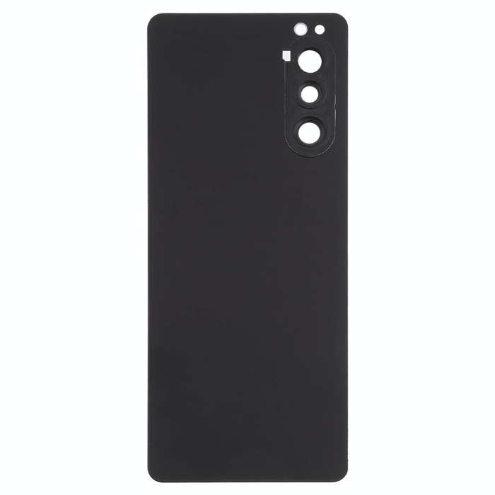 Battery Back Cover with Camera Lens Cover for Sony Xperia 5 II(Black)