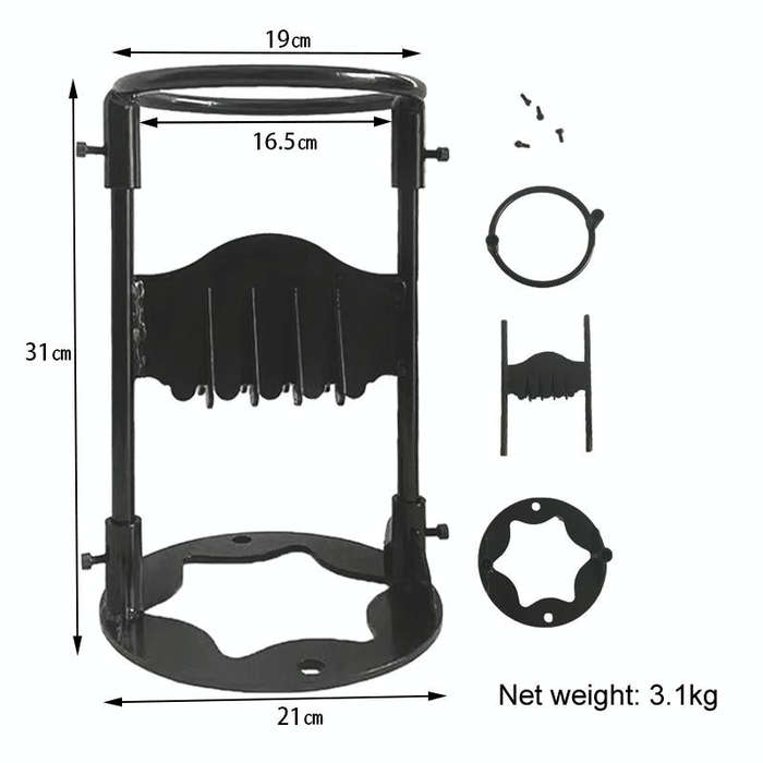 Firewood Kindling Splitter Manual Log Splitter with Carbon Steel Cutter Head, Model: Detachable B...