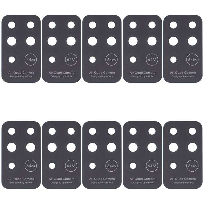 For Infinix Note 8 X692 10pcs Back Camera Lens