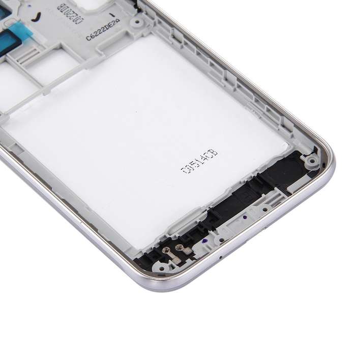 For Galaxy J3 (2016) / J320 (Double card version) Battery Back Cover + Middle Frame Bezel (White)