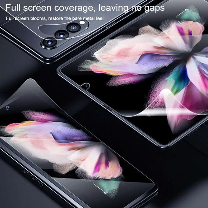 For Tecno Phantom V Fold Full Screen Protector Explosion-proof Back Screen Hydrogel Film