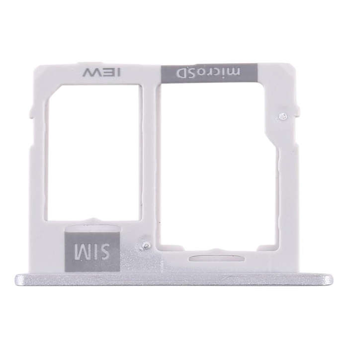 For Samsung Galaxy Tab A 10.1 (2019) / SM-T515 SIM Card Tray + Micro SD Card Tray (Silver)