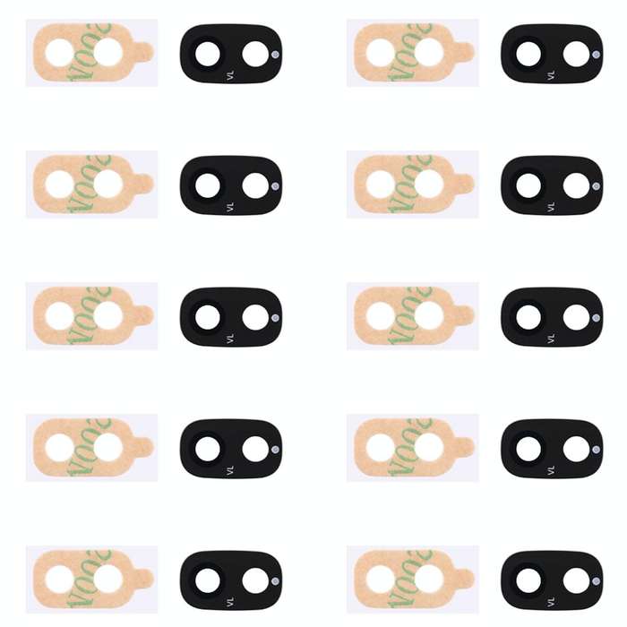 For Galaxy J7 (2018) 10pcs Back Camera Lens Cover with Sticker