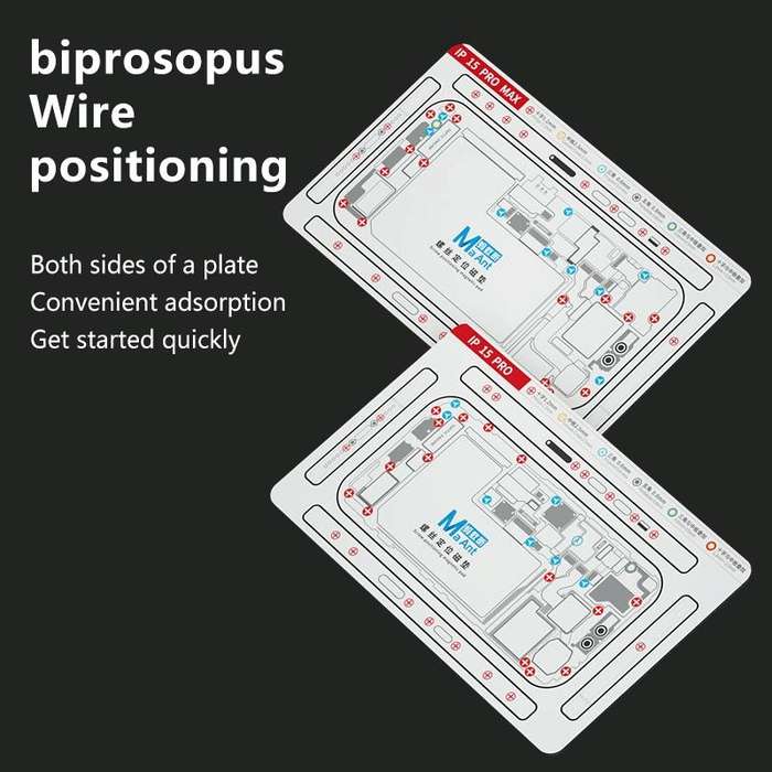 For iPhone 13 MaAnt Double-sided Screw Positioning Flexible Soft Magnetic Pad