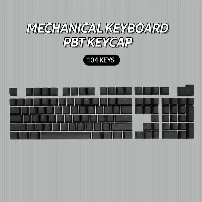 HXSJ P9 104 Keys PBT Color Mechanical Keyboard Keycaps(Purple)