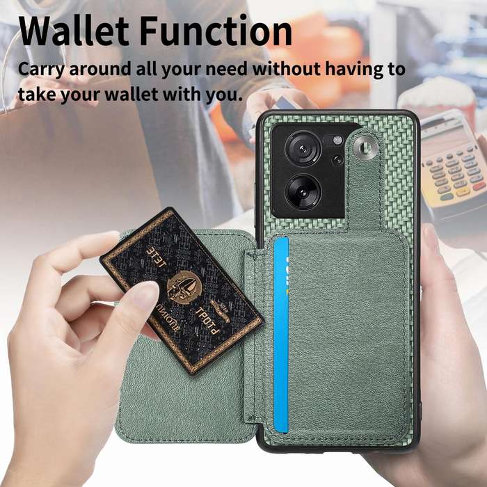 For Xiaomi 13T / 13T Pro Card Wallet Kickstand Back Phone Case with Tool Knife(Blue)