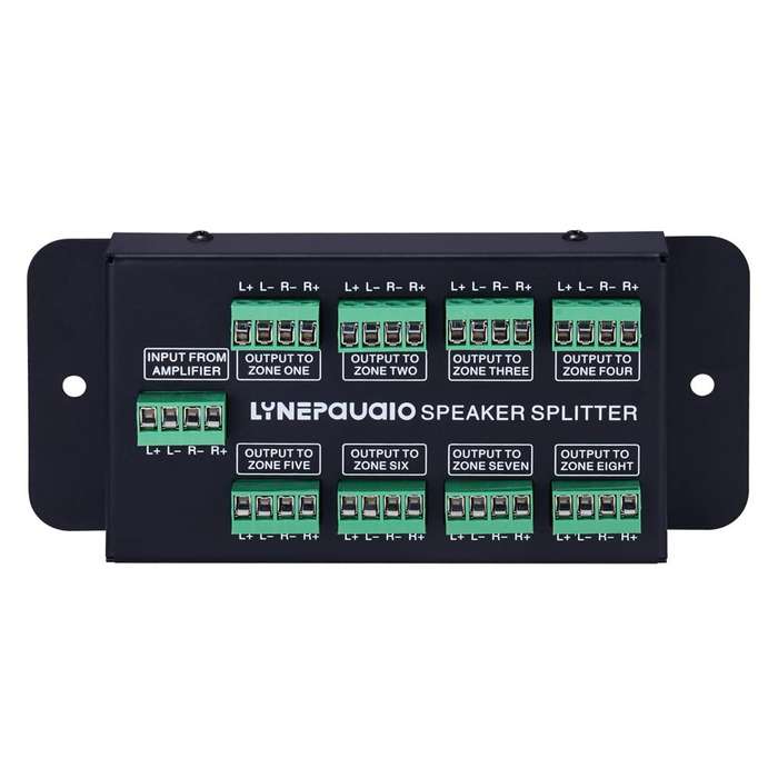 1 In 8 Out Amplifier And Sound Speaker Distributor, 8-Area Sound Source, Signal Distribution Pane...