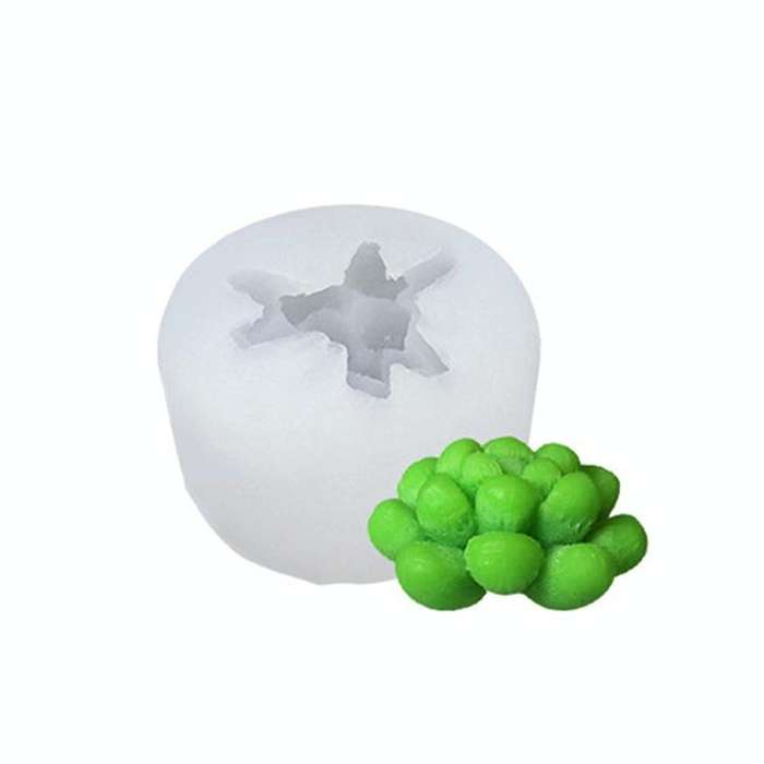 SX-ZW-137 Fleshy Three-Dimensional Candle Silicone Mold DIY Handmade Soap Aromatherapy Epoxy Mold