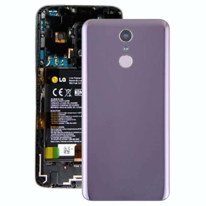 Battery Back Cover with Camera Lens & Fingerprint Sensor for LG Q7 / Q7+(Purple)