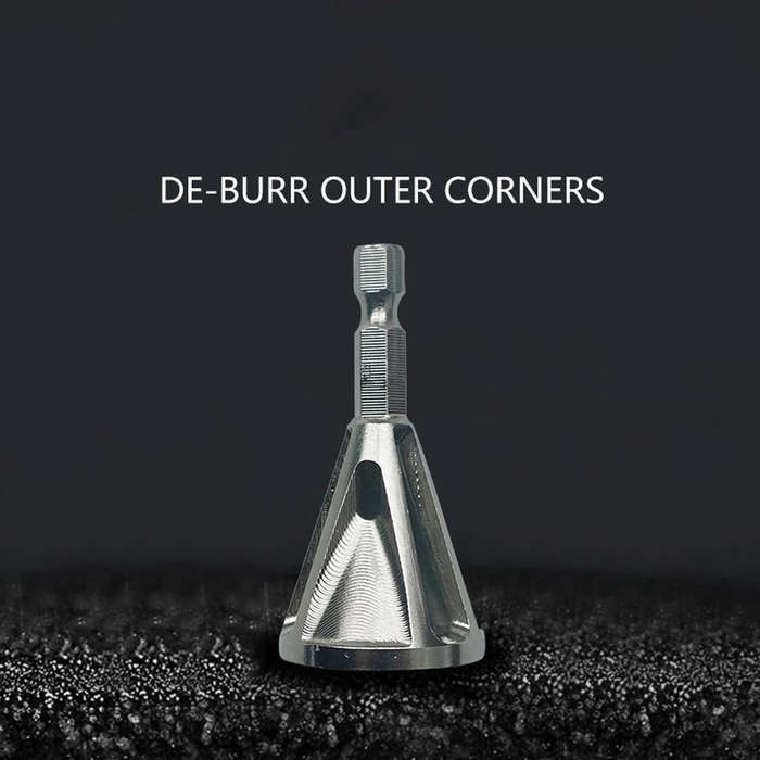Stainless Steel Deburring External Chamfer Tool High Strength Hardness Drill Bit Remove Burr Hexa...