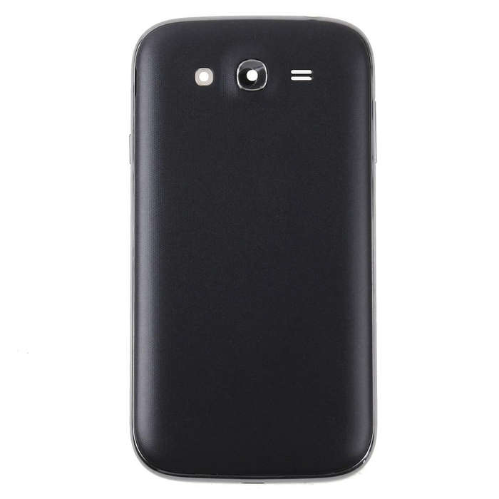 For Galaxy Grand Duos / i9082 Middle Frame Bezel + Battery Back Cover (Black)