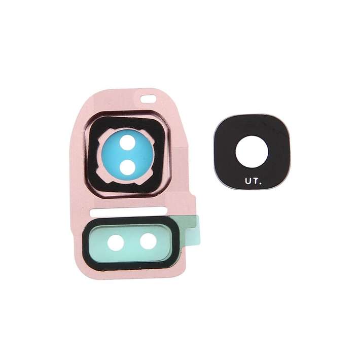 For Galaxy S7 Edge / G935 10pcs Camera Lens Covers (Rose Gold)