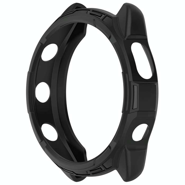 For Garmin Forerunner 965 Armor Hollow Watch Protective Case(Black)