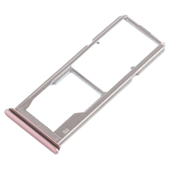 For Vivo Y69 2 x SIM Card Tray + Micro SD Card Tray (Rose Gold)