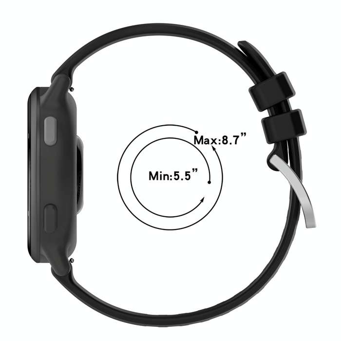 For Garmin vivoactive 5 / Active 5 20mm Silicone Watch Band(Starlight)