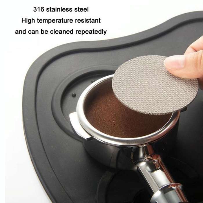 Stainless Steel Sintered Sheet Coffee Splash Filter, Size: 53mm x 1.7mm