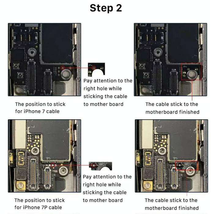 New Design Home Button (2 nd ) with Flex Cable for iPhone 8 Plus / 7 Plus / 8 / 7(Black)