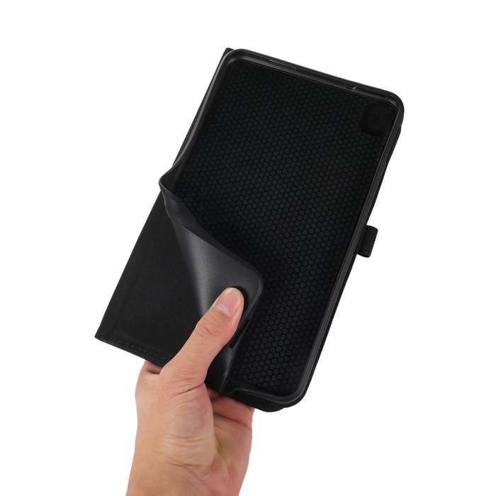 For Nokia T10 Fabric PU + TPU Flip Tablet Leather Case(Dark Blue)