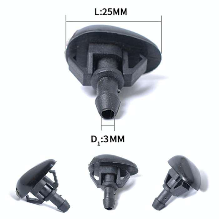 2 PCS Windshield Washer Wiper Jet Water Spray Nozzle 289313S500 / 289303S500 for Nissan Frontier ...