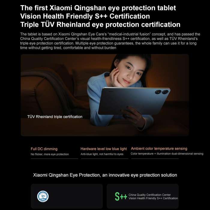 Xiaomi Redmi Pad Pro 12.1 inch Tablet PC, 8GB+256GB, HyperOS Qualcomm Snapdragon 7s Gen2 Octa Cor...