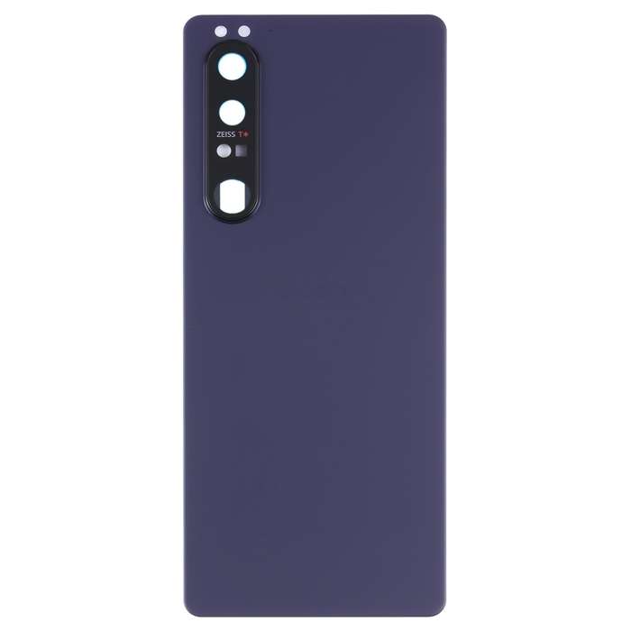 Original Battery Back Cover with Camera Lens for Sony Xperia 1 III(Purple)