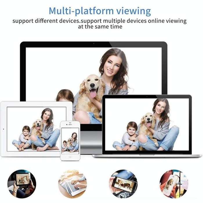 Anpwoo Altman 2.0MP 1080P HD WiFi IP Camera, Support Motion Detection / Night Vision(White)