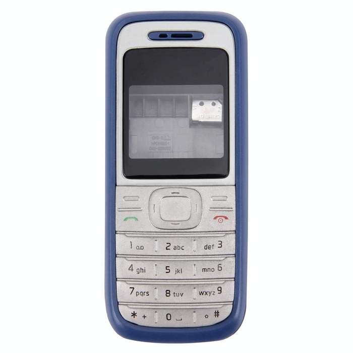 Full Housing Cover (Front Cover + Middle Frame Bezel + Battery Back Cover) for Nokia 1200 / 1208 ...