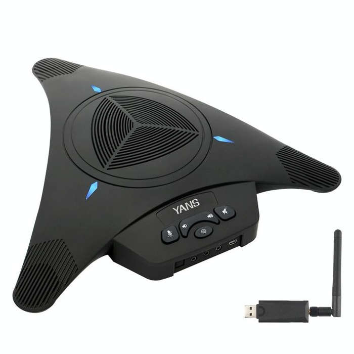 YANS YS-M21W USB Mini Port Video Conference Omnidirectional Microphone (Black)