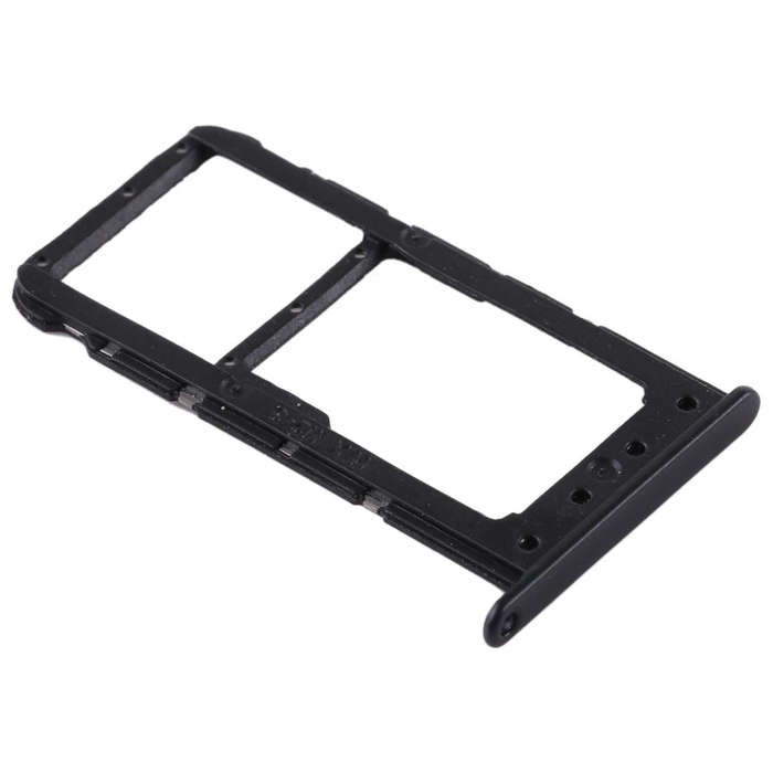 SIM Card Tray + SIM Card Tray / Micro SD Card for Huawei Honor 9 Lite(Black)