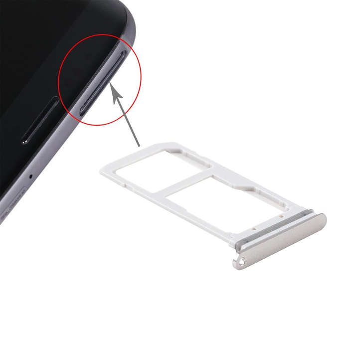 For Galaxy S7 / G930 Card Tray (1 x SIM Card Tray + 1x SD Card Tray) (Gold)