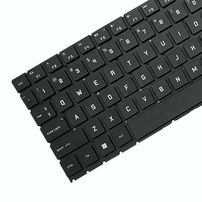 For HP Omen 15-EK 15-EK0019NR 15-EN 15-EN0013DX TPN-Q236 Laptop Keyboard (White)