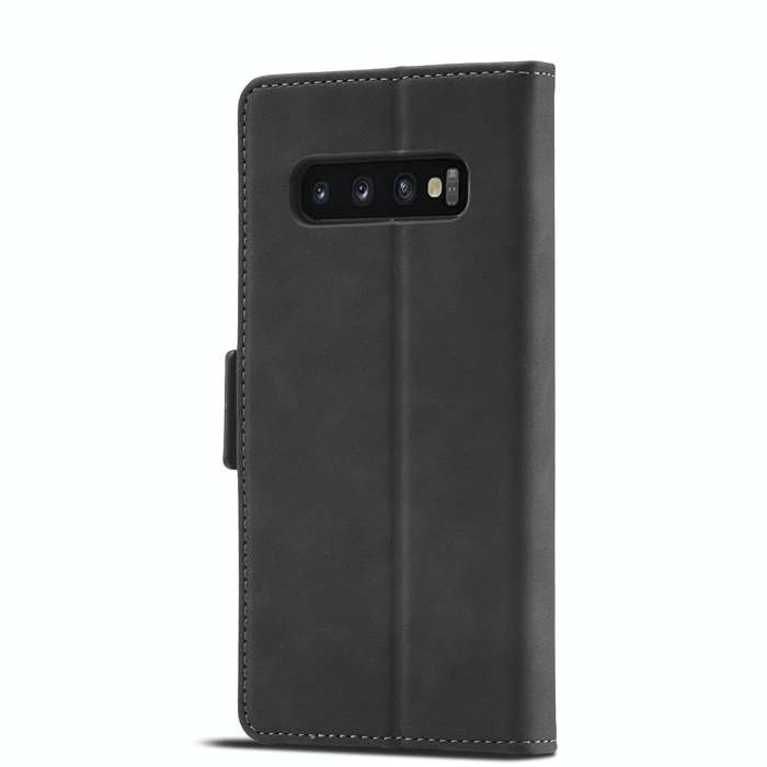 For Samsung Galaxy S10+ Forwenw Dual-side Buckle Leather Phone Case(Black)